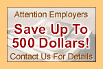 Attention Employers, Kick Off The New Year, Save 20%, Contact Us For Details
